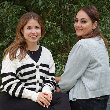 Anika Urbahn, stellvertretende Kita-Leitung & Sanaz Amani, Kita-Leitung