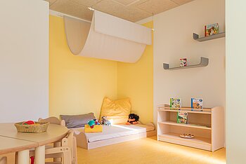 Spielecke der Kita Kleine Riesen München Neuperlach-Zentrum