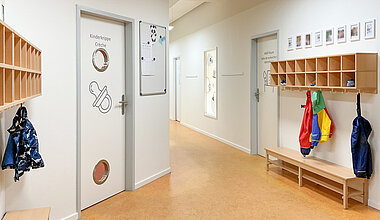 Kita Petits Géants Hamburg Lokstedt - Kita-Garderobe