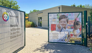 Kita Aschaffenburg Obernau - Eingangstor