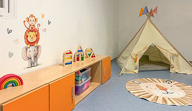 Raum der Kita Kleine Riesen Magdeburg