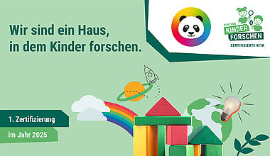 1. Zertifizierung "Kinder Forschen" für unsere Kita Petits Géants Hamburg
