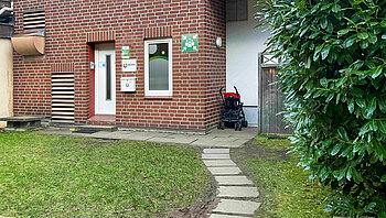 Kita Kleine Riesen Hamburg Lokstedt - Kita-Eingang