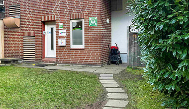 Kita Kleine Riesen Hamburg Lokstedt - Kita-Eingang