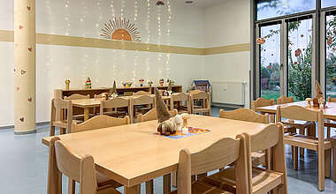 Raum der Kita Kleine Riesen Magdeburg