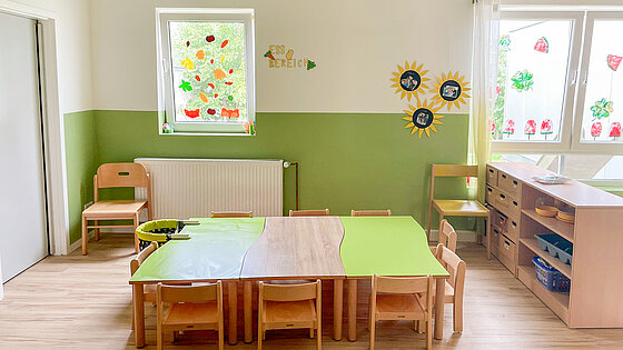 Kita Kleine Riesen Düsseldorf Wersten - Essbereich