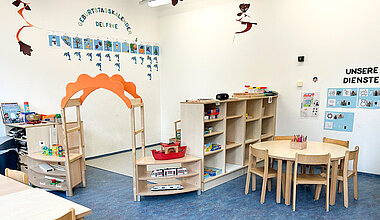 Kita Kleine Riesen Esslingen Hengstenberg Areal - Spielecke